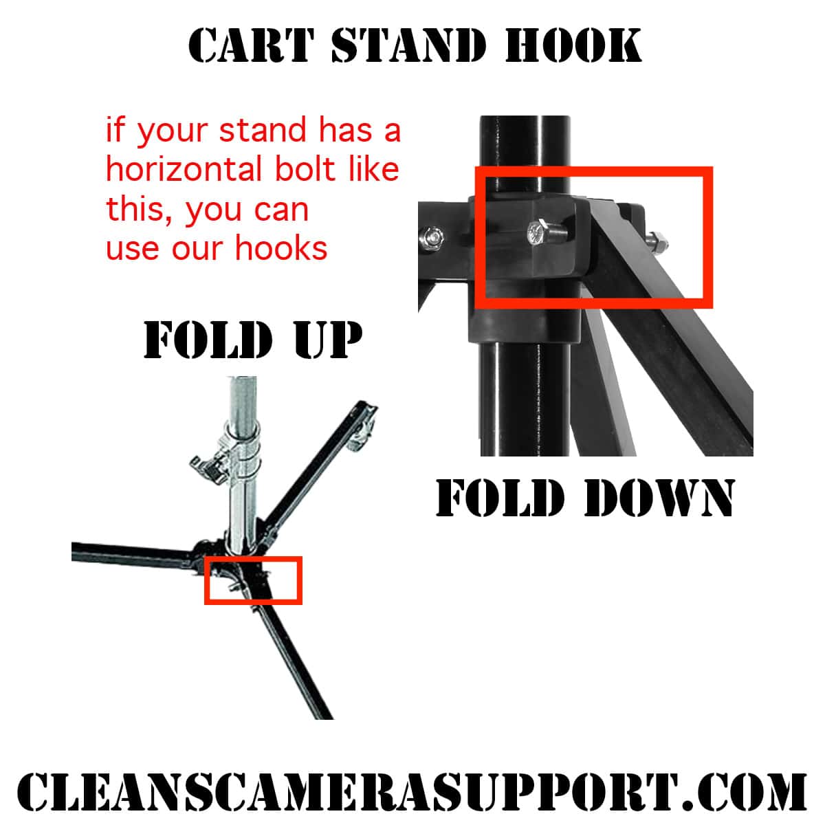 cart stand hooks
