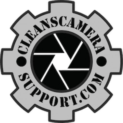 cleans camera support logo with transparent background