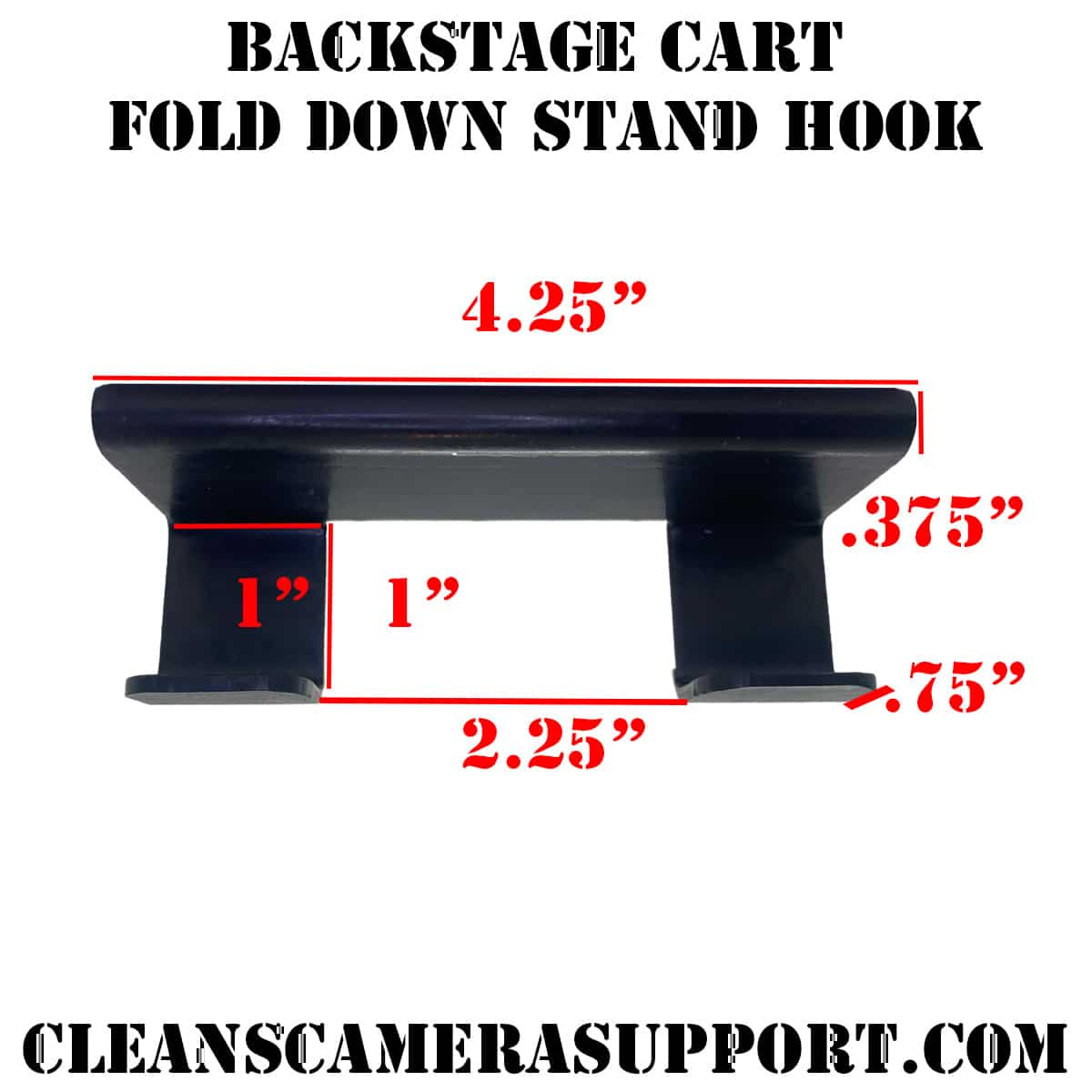 backstage fold down stand hook