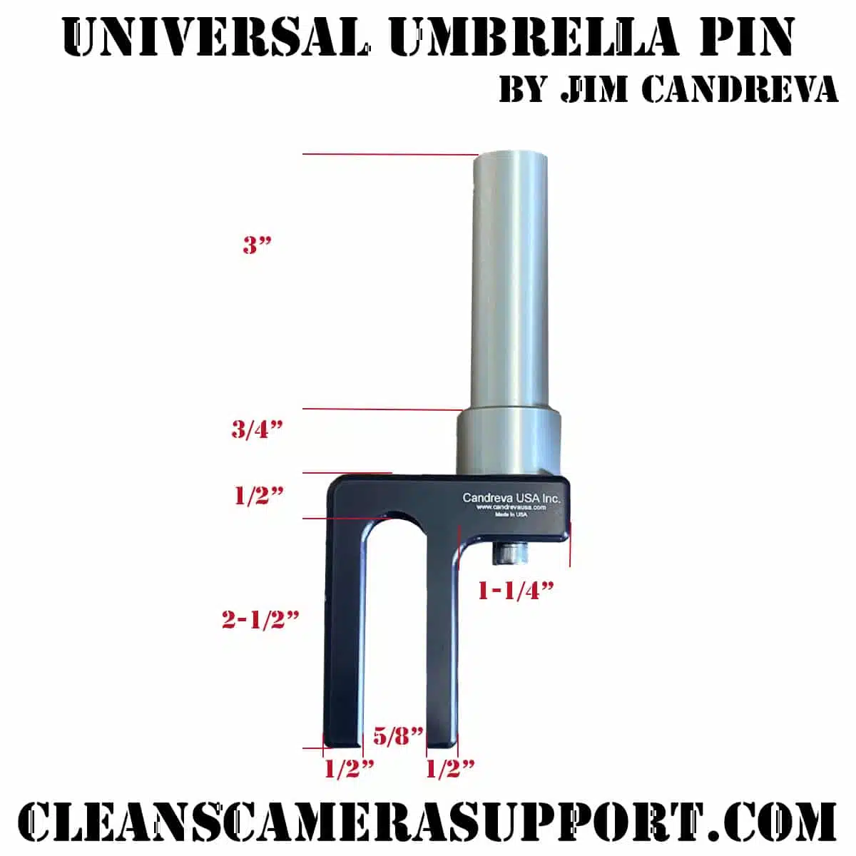 universal umbrella pin by jim candreva from cleans camera support