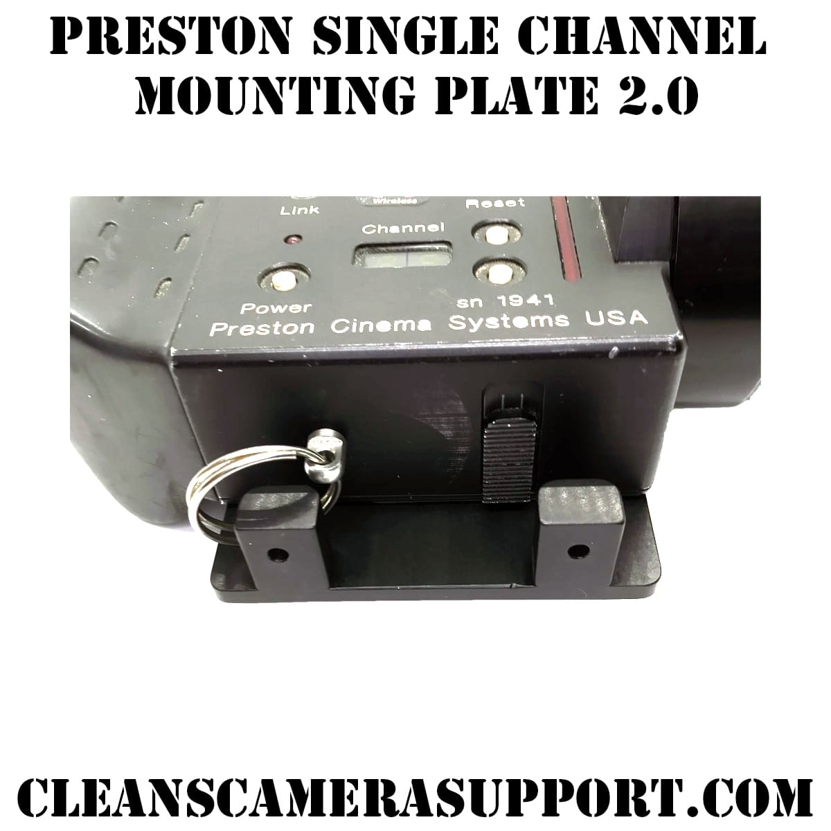 preston single channel mounting plate