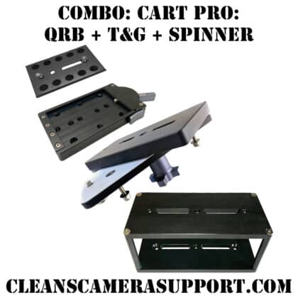 combo: cart pro: qrb + t&g + spinner + riser