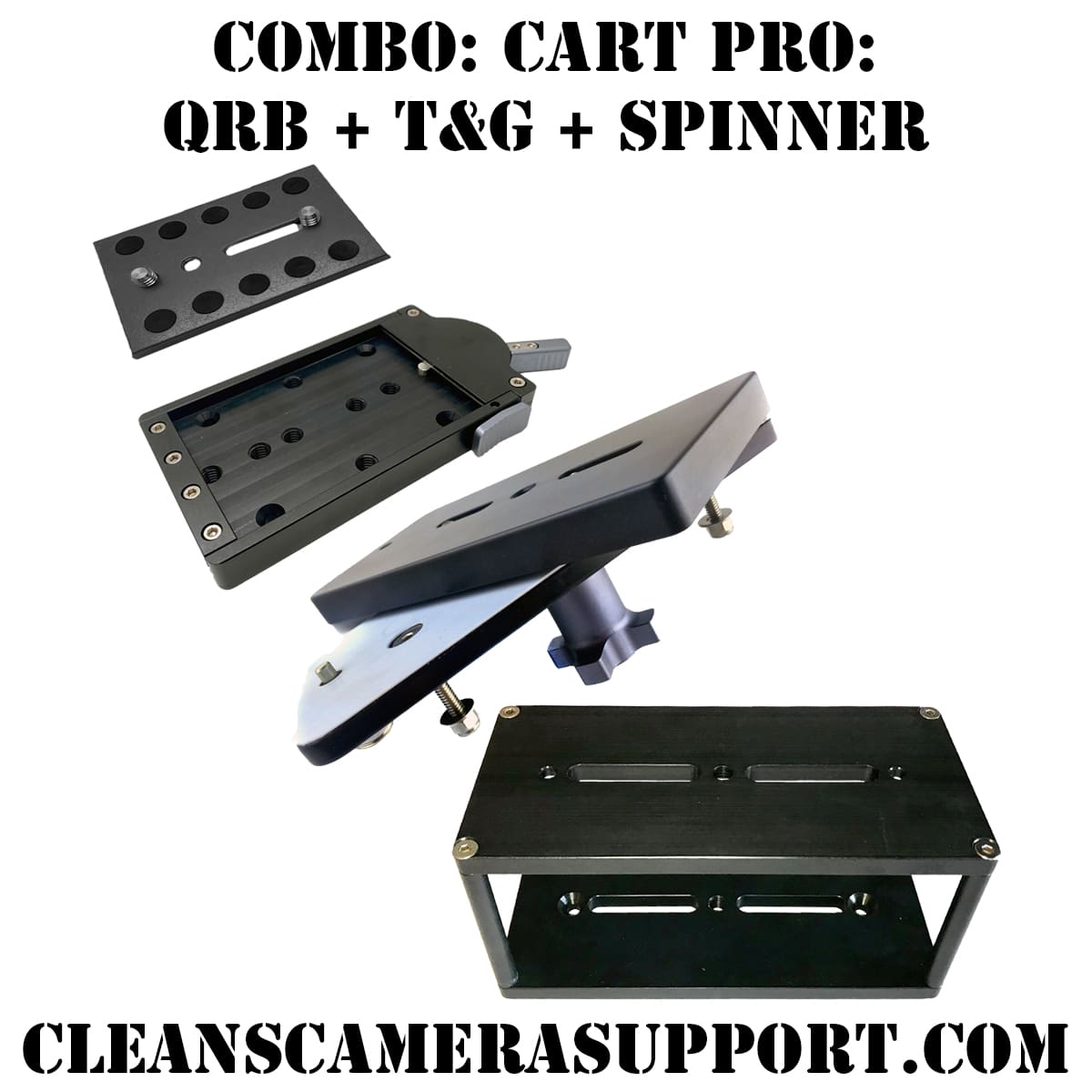 combo cart pro combo: cart pro: qrb + t&g + spinner + riser